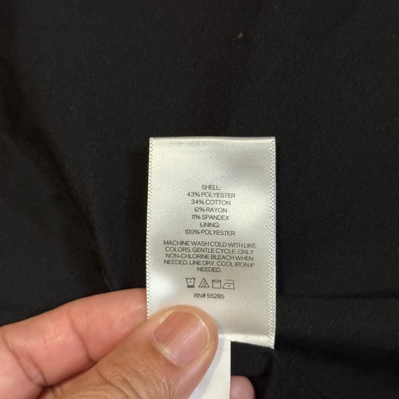 EXPRESS Black White Plaid Lapel Double Breasted Blazer Jacket Career Academia S - Picture 7 of 11